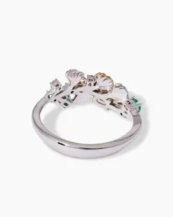 Ring mit Smaragd & Zirkon