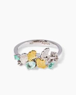 Ring mit Smaragd & Zirkon