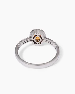 Ring mit Spessartin & Brillanten