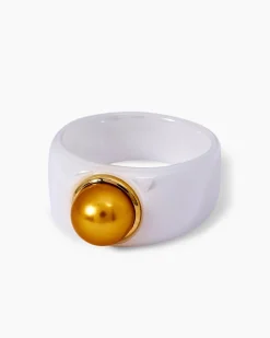 Ring mit Süßwasserzuchtperle