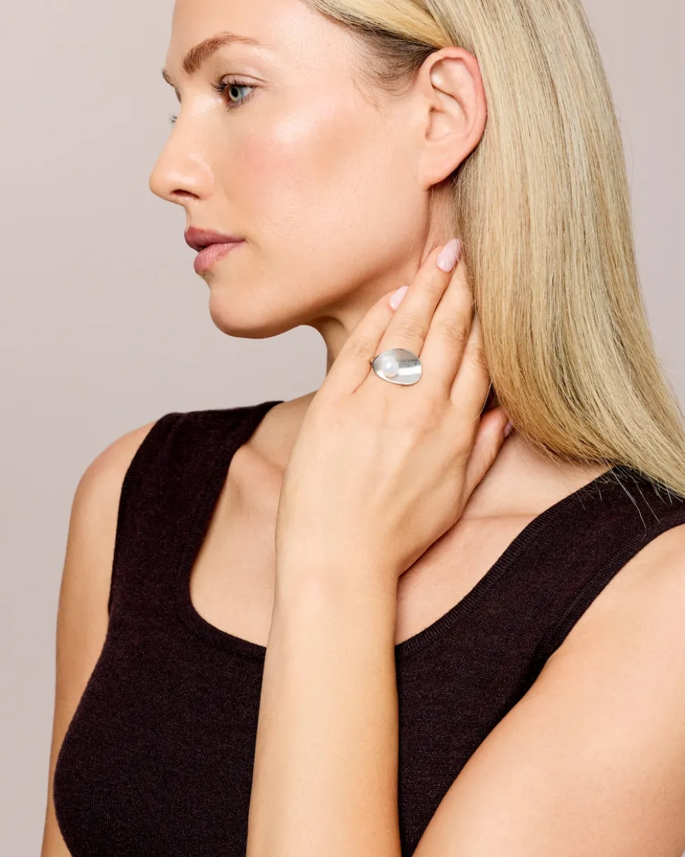 Ring mit SWZ-Perle 8 mm