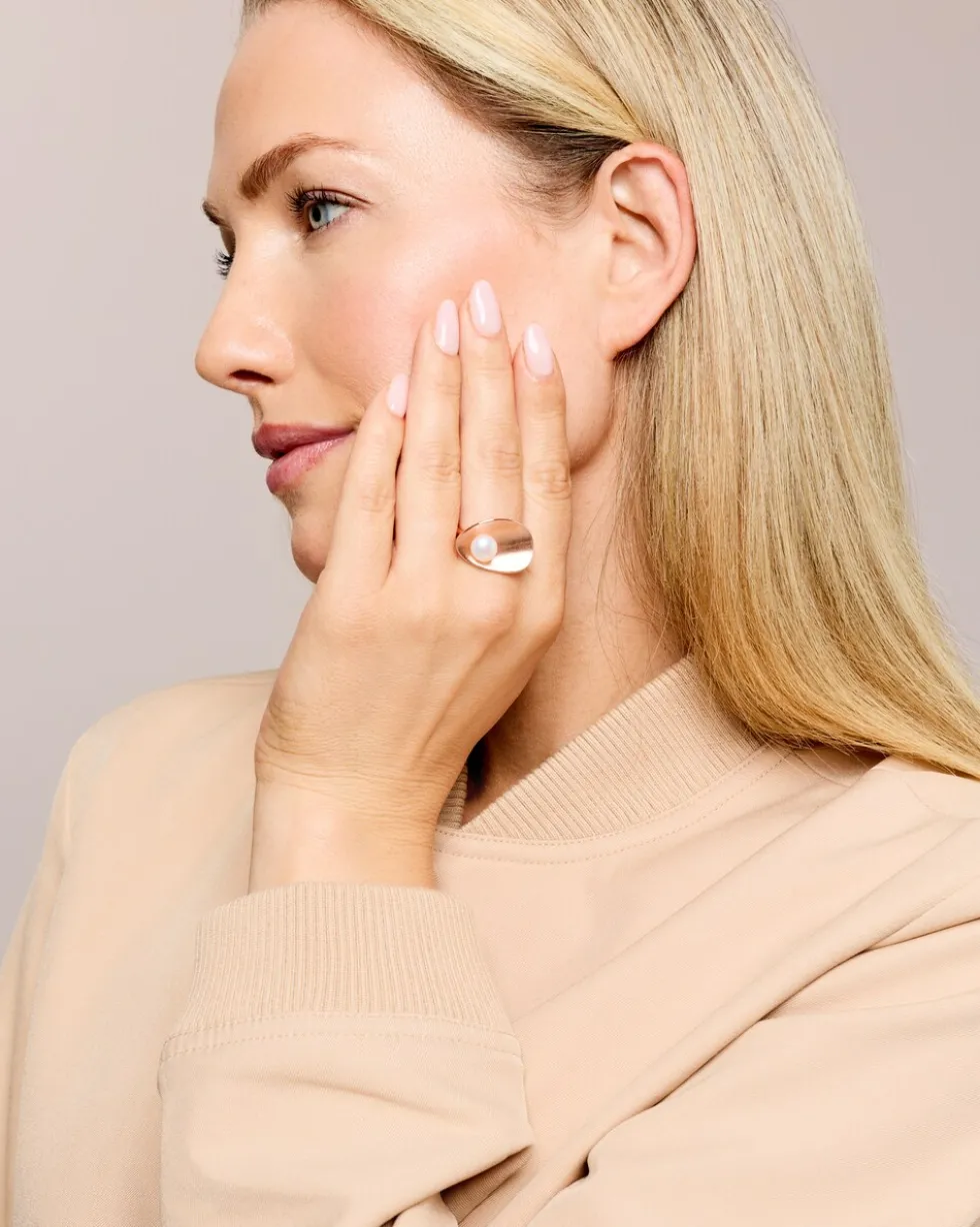 Ring mit SWZ-Perle 8 mm