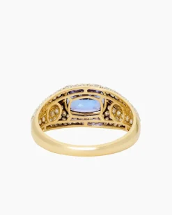 Ring mit Tansanit AAAA
