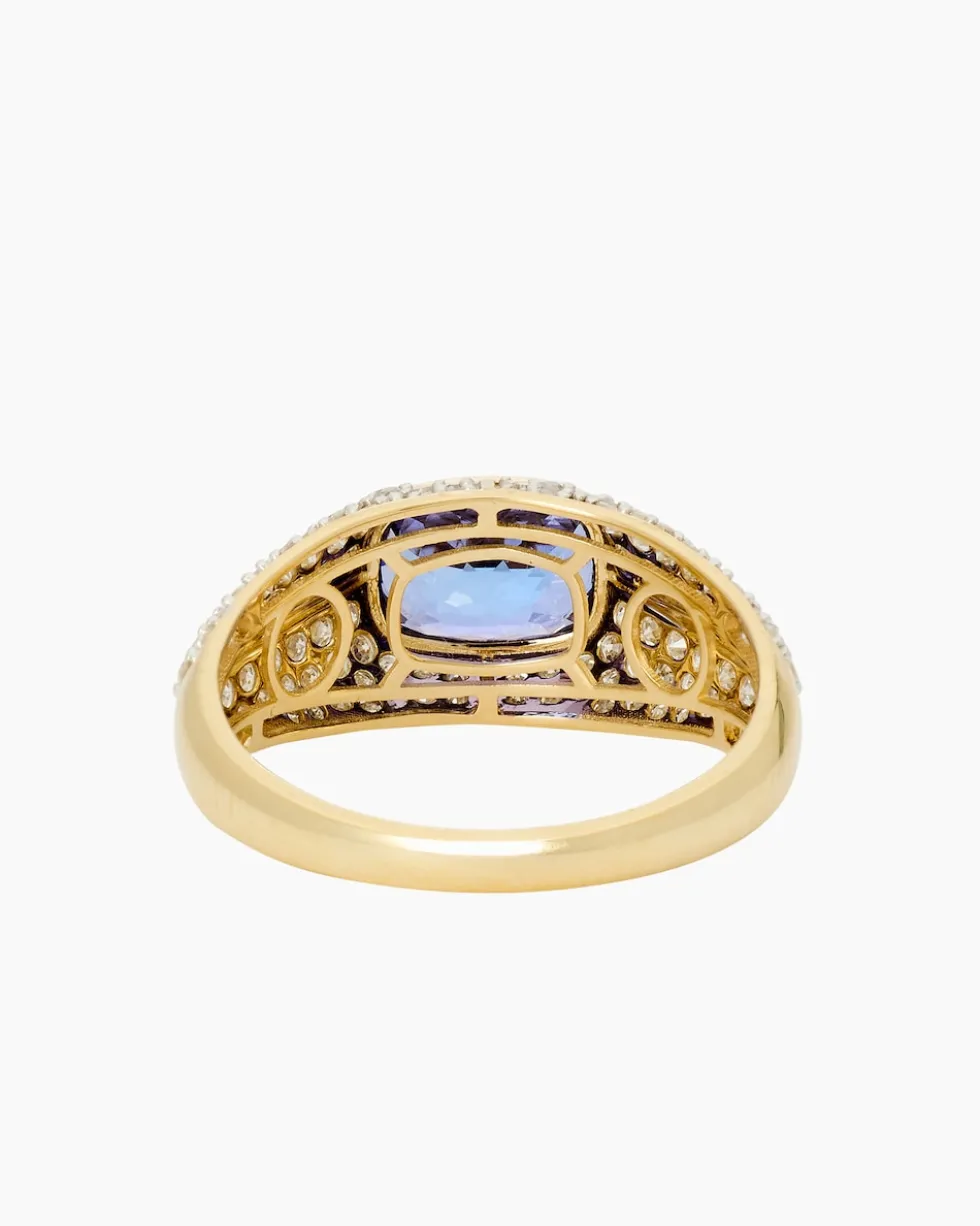 Ring mit Tansanit AAAA