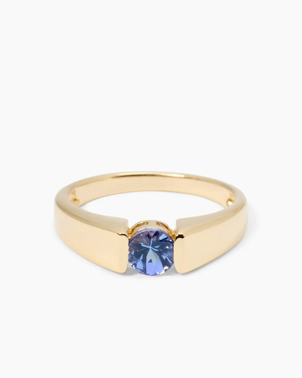 Ring mit Tansanit AAAA
