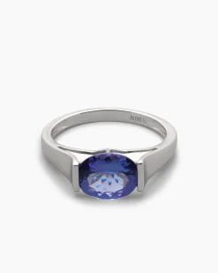 Ring mit Tansanit AAAA+