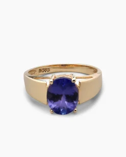 Ring mit Tansanit AAAA