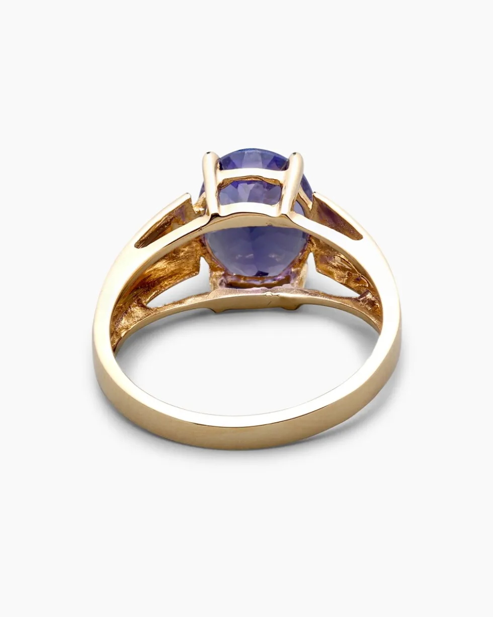 Ring mit Tansanit AAAA