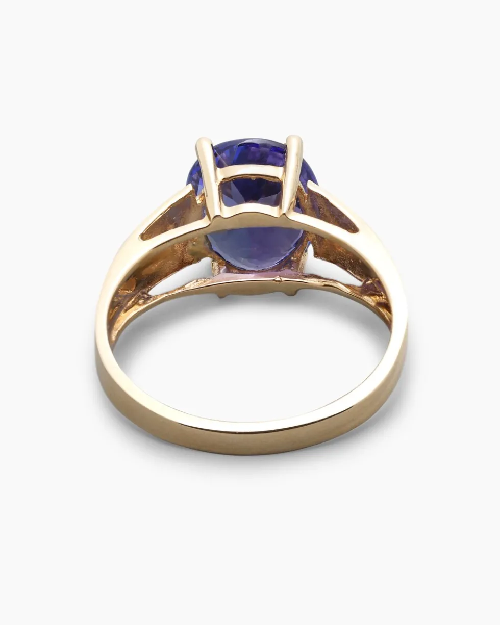 Ring mit Tansanit AAAA