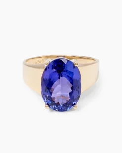 Ring mit Tansanit AAAAA