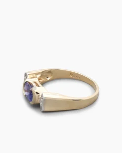Ring mit Tansanit & Brillanten
