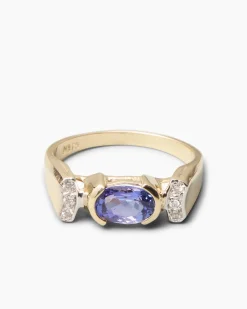 Ring mit Tansanit & Brillanten