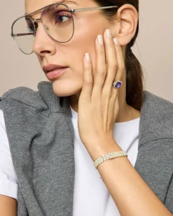Ring mit Tansanit & Diamanten