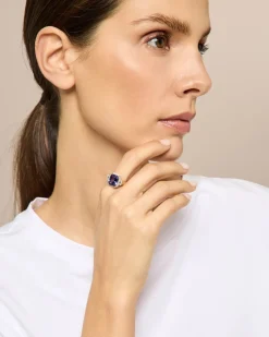 Ring mit Tansanit & Diamanten