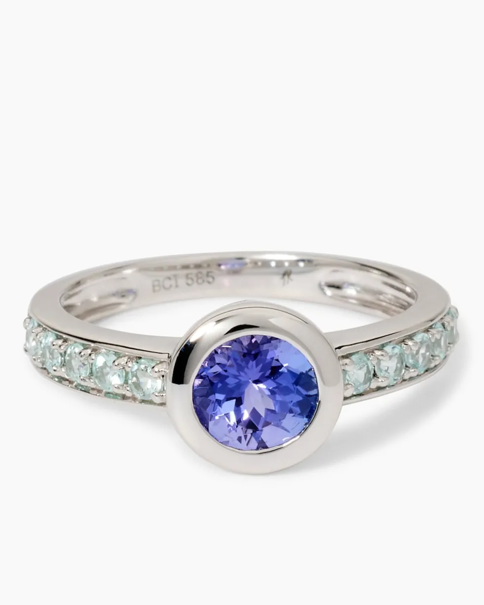 Ring mit Tansanit & Turmalinen