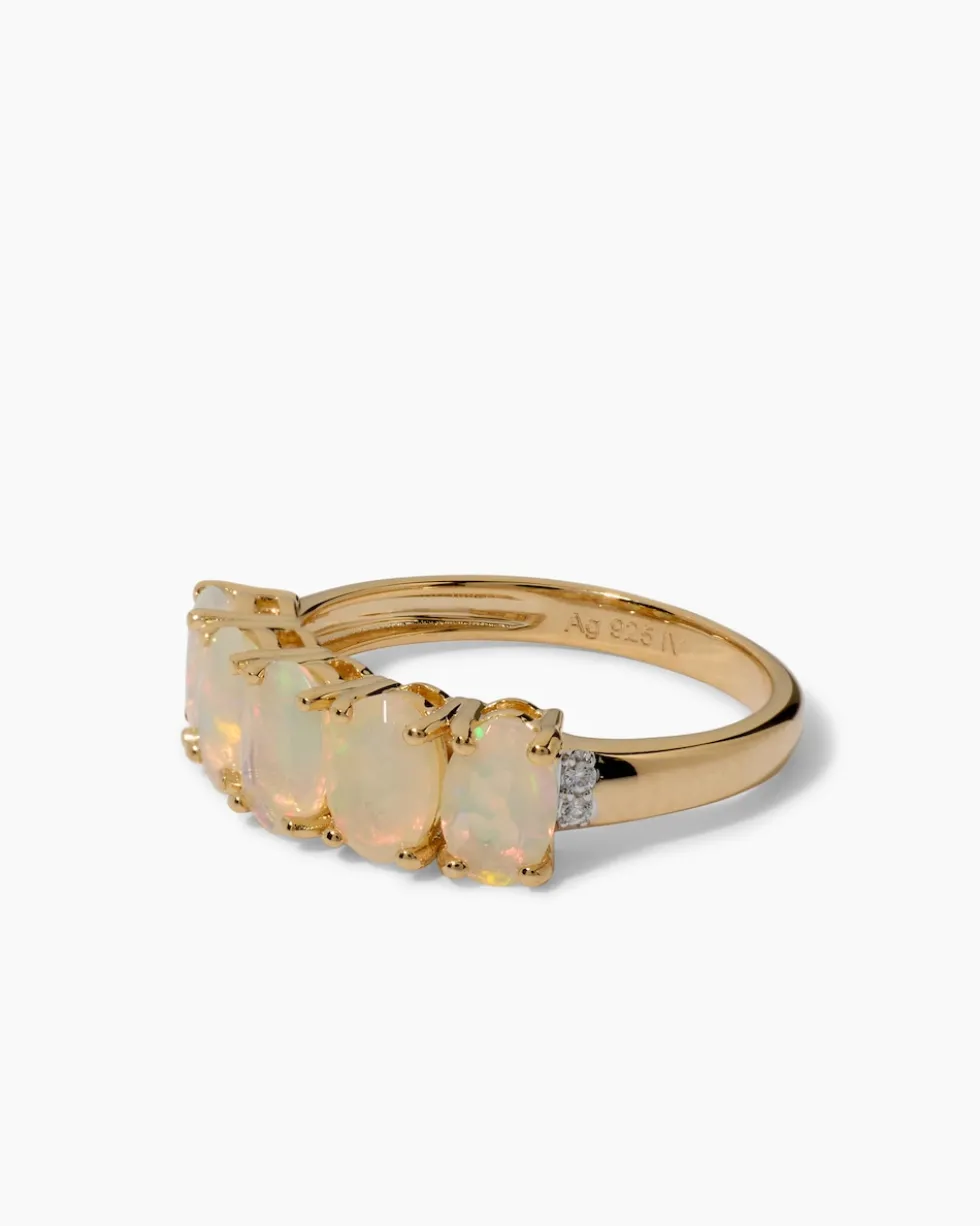 Ring mit Äthiopischem Opal