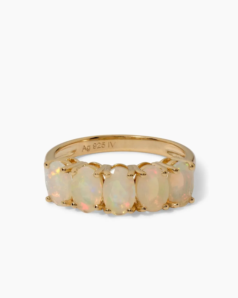 Ring mit Äthiopischem Opal