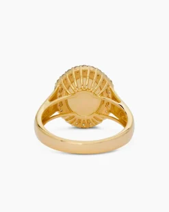 Ring mit Äthiopischem Opal und Edelsteinen