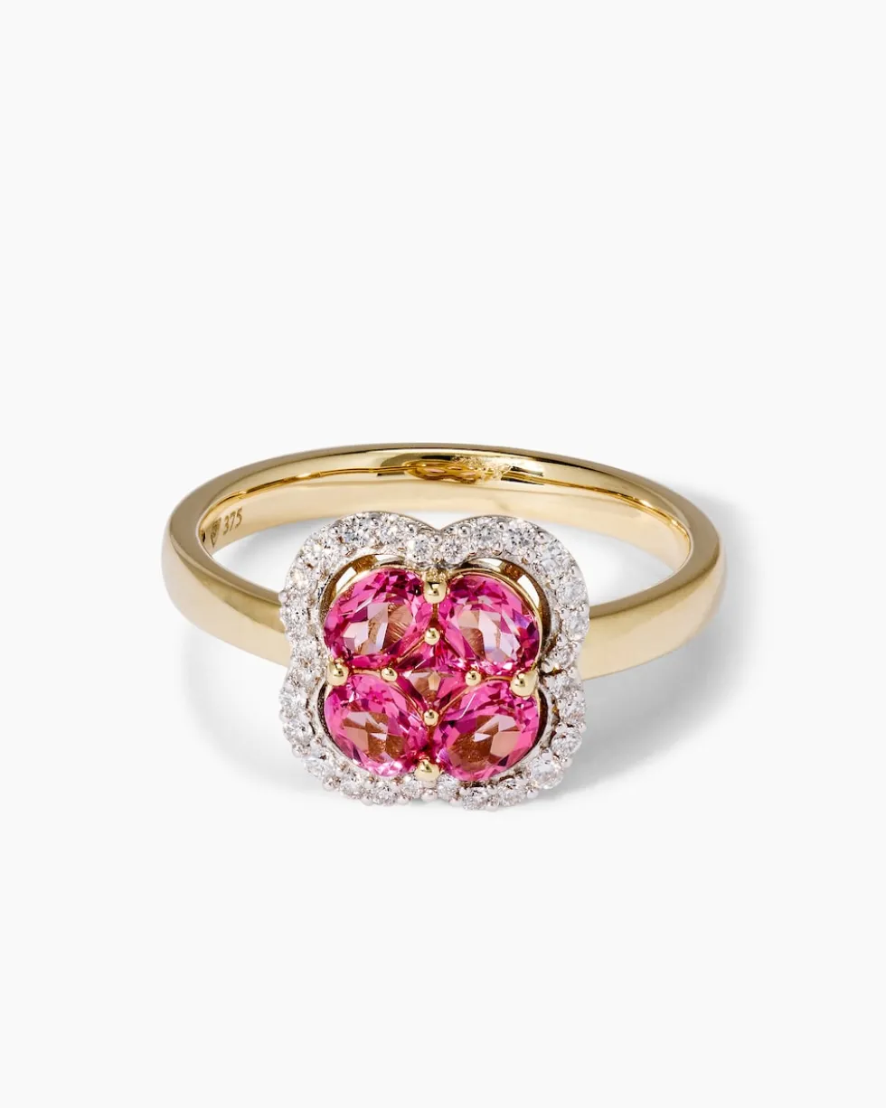 Ring mit Topas & Brillanten