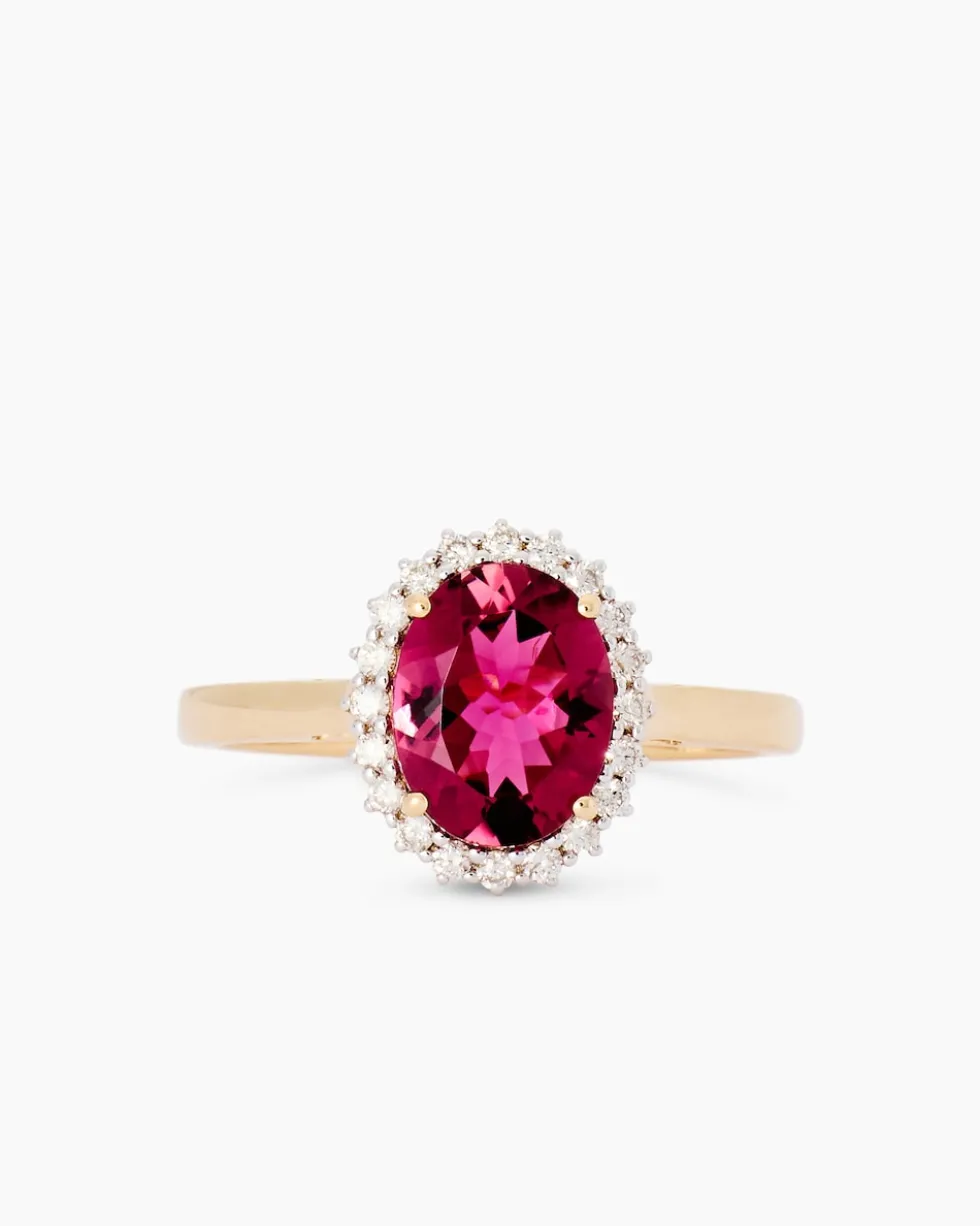Ring mit Turmalin & Brillanten