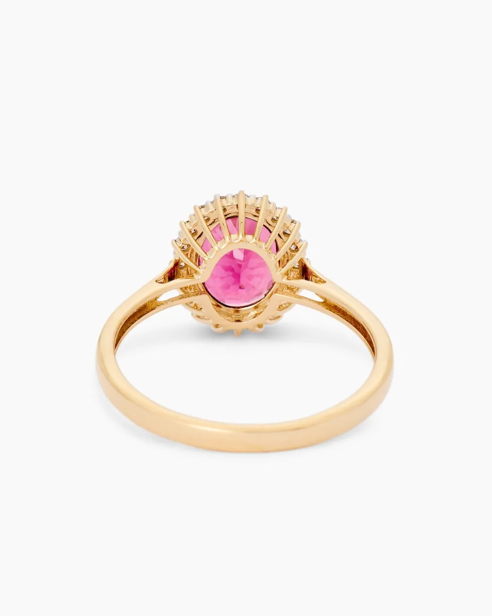 Ring mit Turmalin & Brillanten