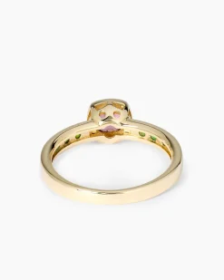 Ring mit Turmalin & Chromdiopsid