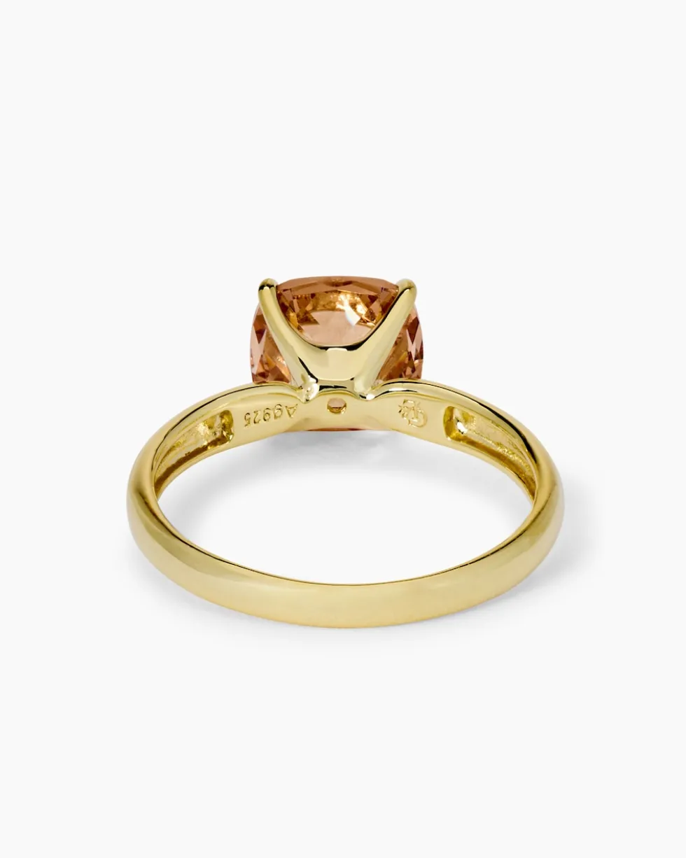 Ring mit Zirkonia oder Spinell