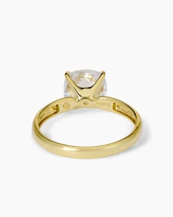 Ring mit Zirkonia oder Spinell