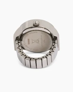 Ring-Uhr mit Kristallen