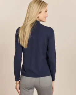 Rollkragenpullover mit Rautenmuster