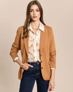 Satin-Top mit Spitze