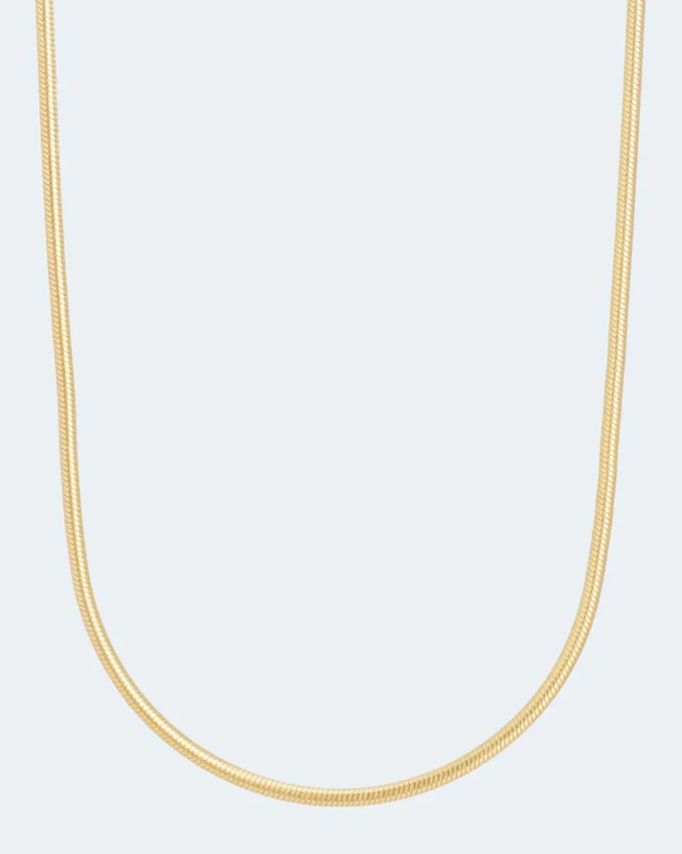 Schlangenkette mit Brillant 0,02 ct