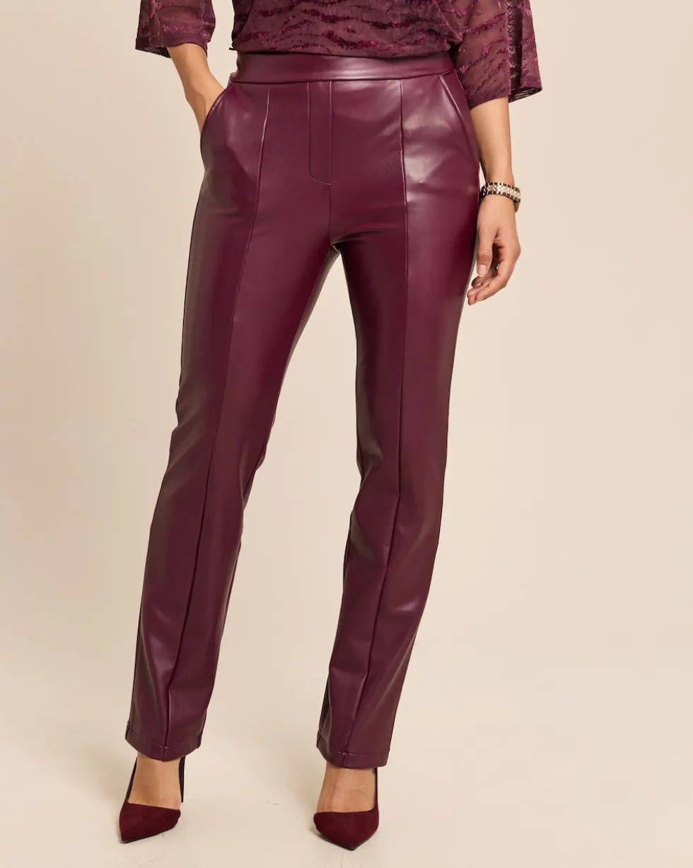 Schlupfhose aus Lederimitat