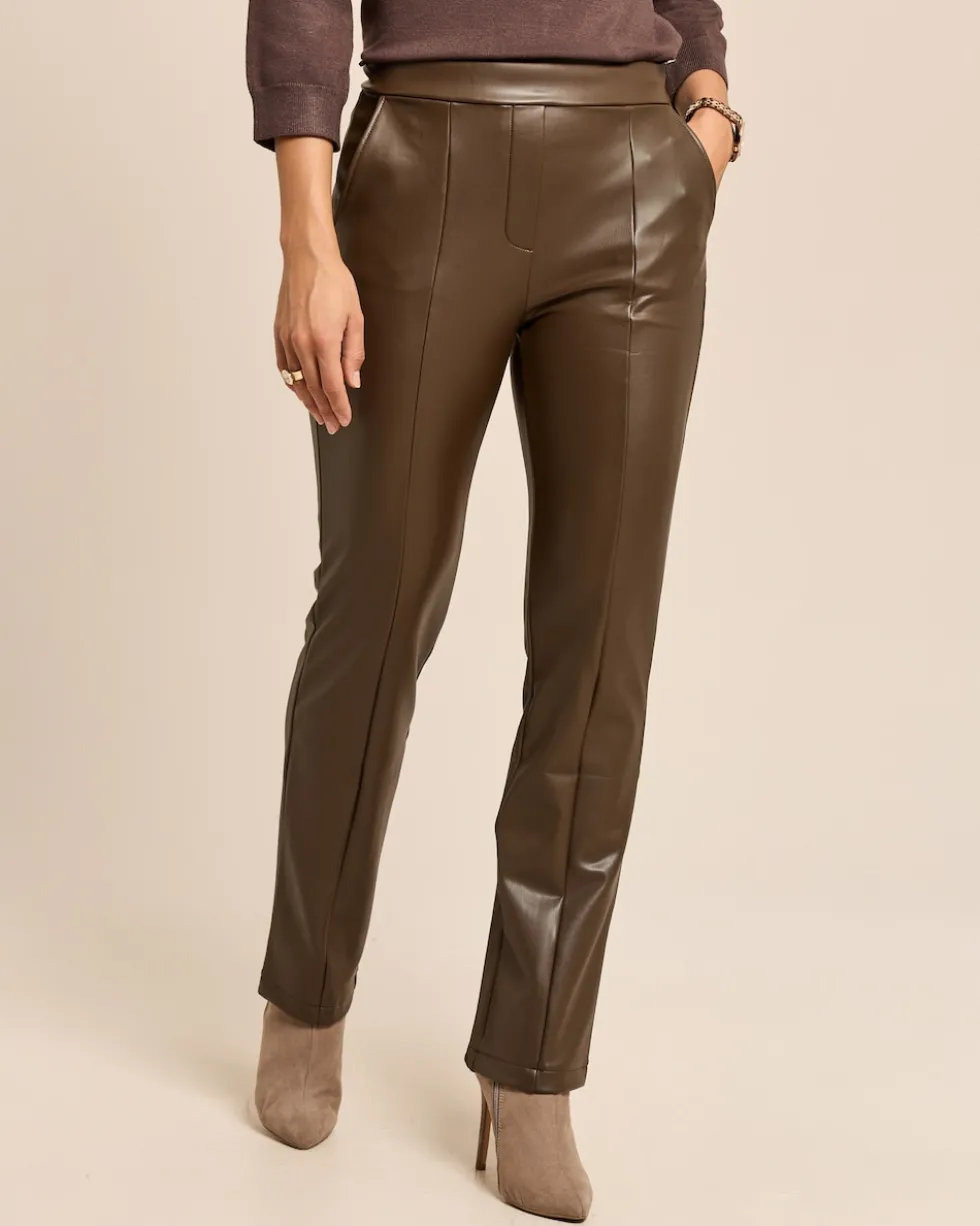 Schlupfhose aus Lederimitat