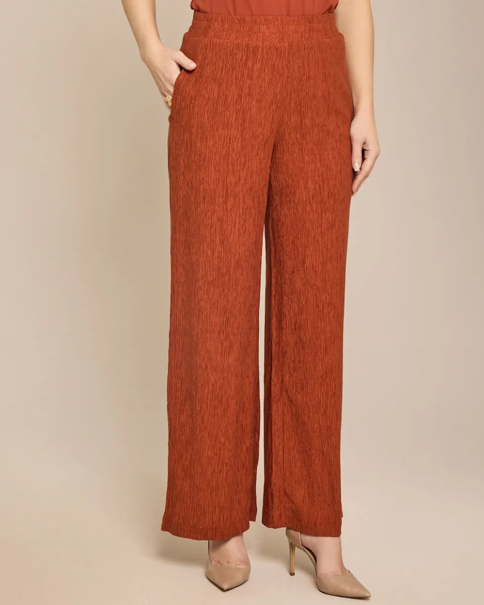 Schlupfhose mit Struktur