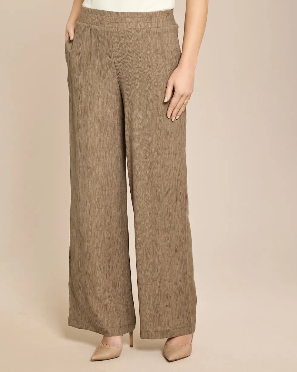 Schlupfhose mit Struktur