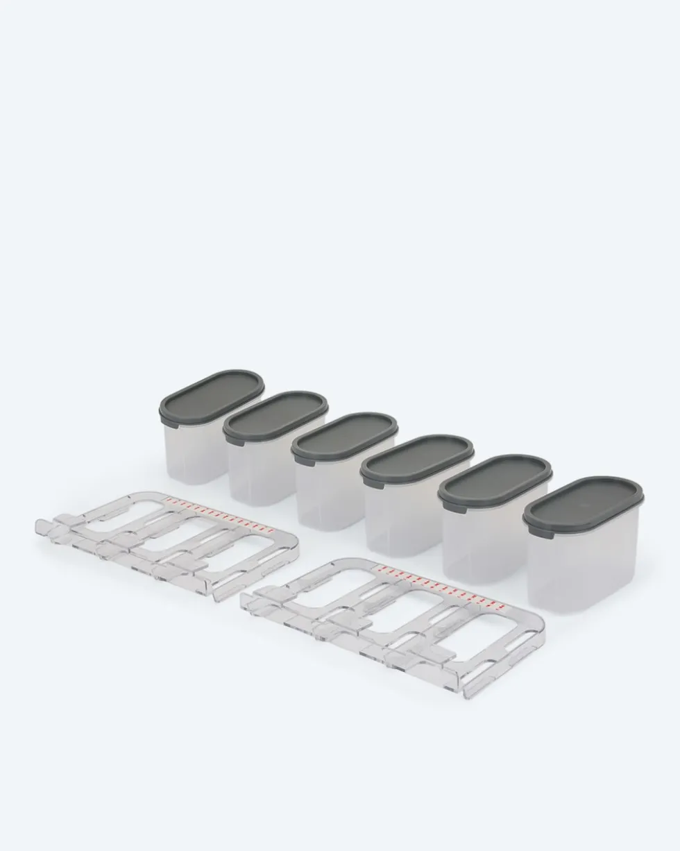 2 Schrankladen & 6 Vorratsdosen