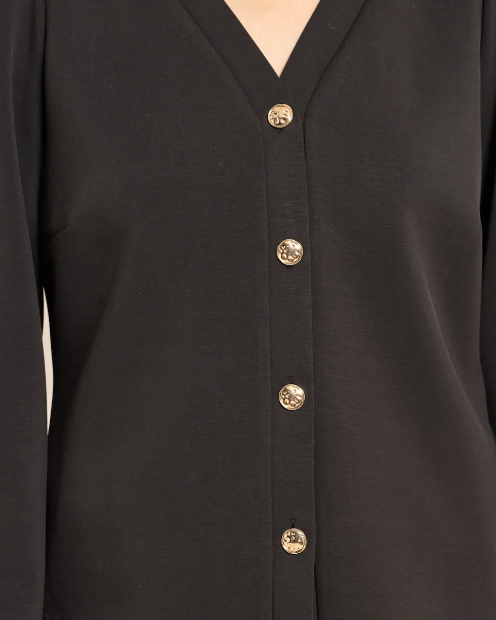 Seidentraum Cardigan mit Knöpfen