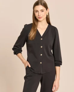 Seidentraum Cardigan mit Knöpfen
