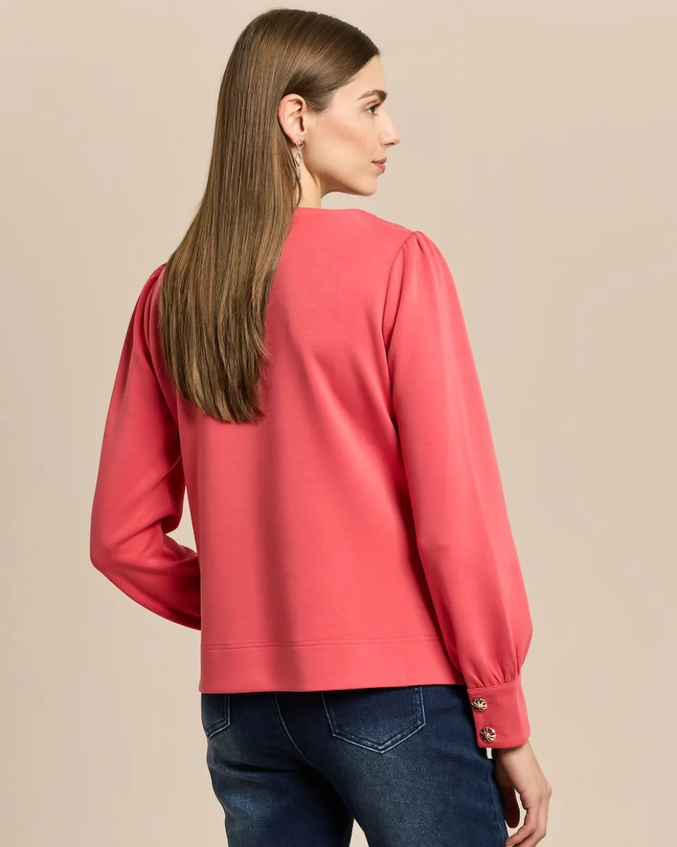 Seidentraum Pullover mit Manschetten