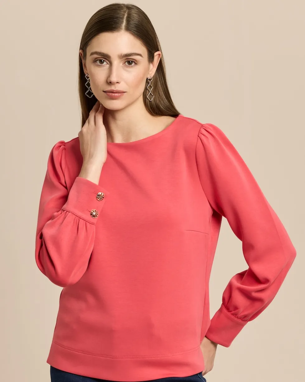 Seidentraum Pullover mit Manschetten