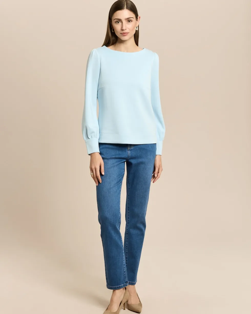 Seidentraum Pullover mit Manschetten