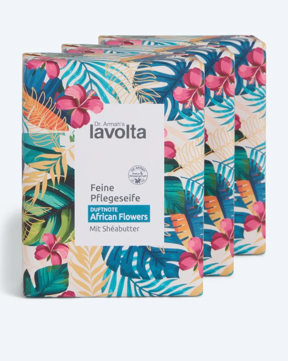 Seife African Flowers, Trio