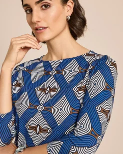 Shirt Be Loud mit U-Boot-Ausschnitt