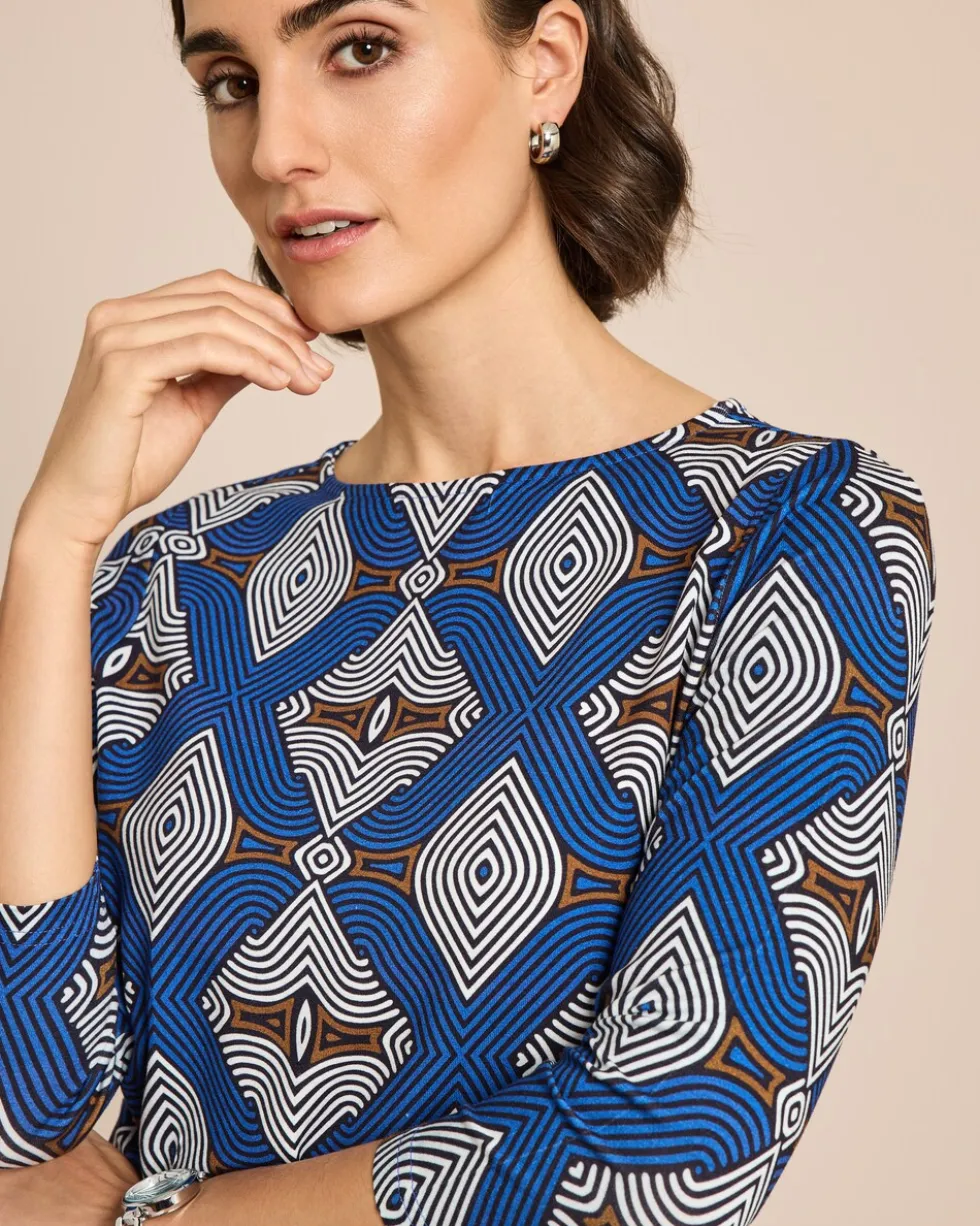 Shirt Be Loud mit U-Boot-Ausschnitt
