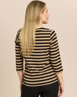 Shirt gestreift mit Lyocell