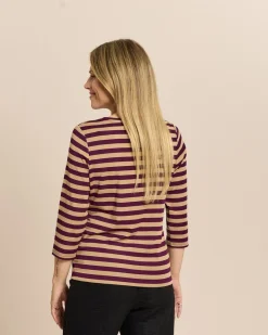 Shirt gestreift mit Lyocell