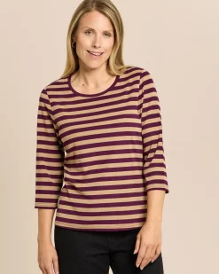 Shirt gestreift mit Lyocell