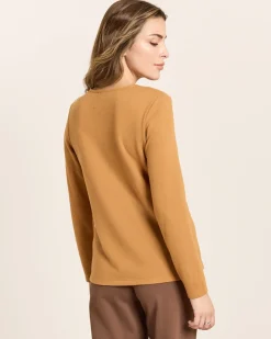 Shirt in Strickoptik