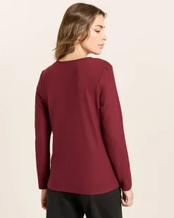 Shirt in Strickoptik